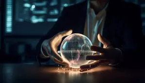 Technology founder working on an innovation